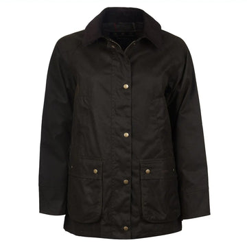 Barbour Womens Acorn Wax Jacket Olive Barbour