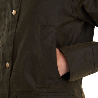 Barbour Womens Acorn Wax Jacket Olive Barbour