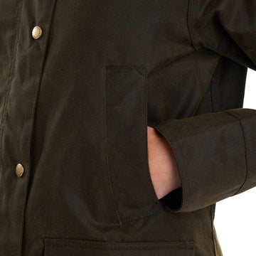 Barbour Womens Acorn Wax Jacket Olive Barbour