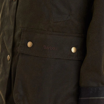 Barbour Womens Acorn Wax Jacket Olive Barbour