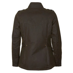 Barbour Womens Winter Defence Wax Jacket Olive / Classic - Parasol Store