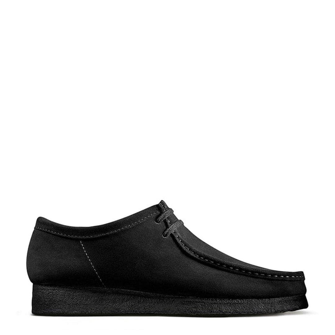 Clarks Originals Wallabee Shoes Black Suede Clarks Originals