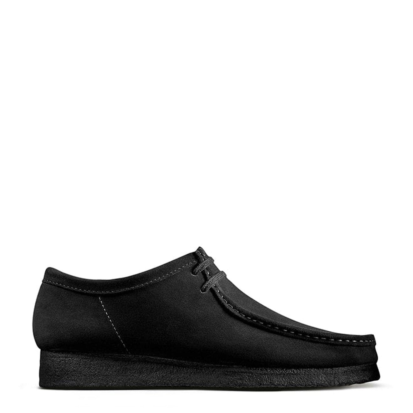 Clarks Originals Wallabee Shoes Black Suede Clarks Originals
