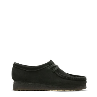 Clarks Originals Womens Wallabee Shoes Black Suede Clarks Originals
