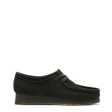 Clarks Originals Womens Wallabee Shoes Black Suede Clarks Originals