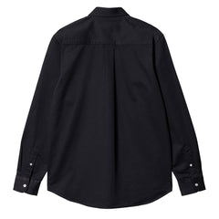 Carhartt WIP L/S Madison Shirt Dark Navy / White Carhartt WIP