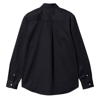Carhartt WIP L/S Madison Shirt Dark Navy / White Carhartt WIP