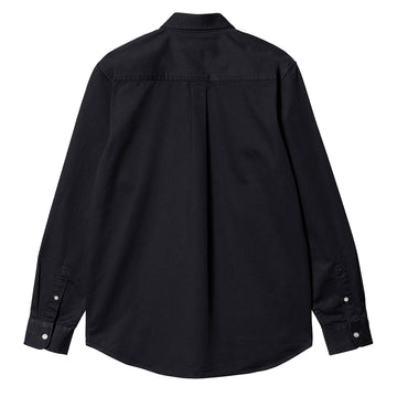 Carhartt WIP L/S Madison Shirt Dark Navy / White Carhartt WIP