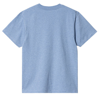 Carhartt WIP Womens S/S Pocket T-Shirt Piscine Heather Carhartt WIP