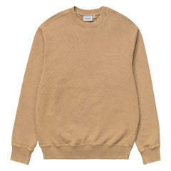Carhartt WIP Mosby Script Sweat Dusty H Brown Carhartt WIP
