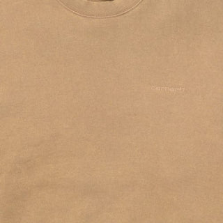 Carhartt WIP Mosby Script Sweat Dusty H Brown Carhartt WIP