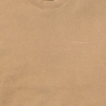 Carhartt WIP Mosby Script Sweat Dusty H Brown Carhartt WIP