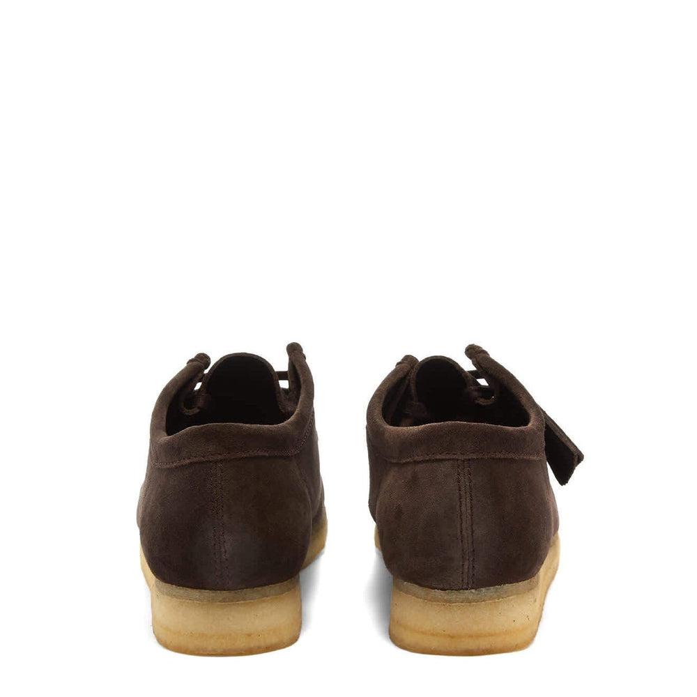 Clarks Originals Wallabee Shoes Dark Brown Suede Clarks Originals