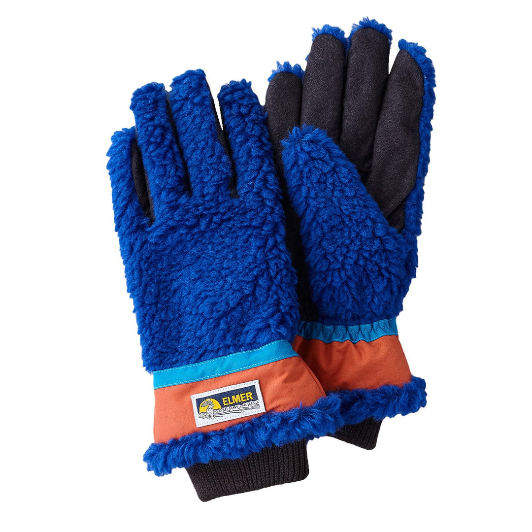 Elmer Gloves Wool Pile 5 Finger Glove Blue Elmer Gloves