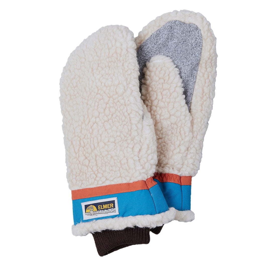 Elmer Gloves Wool Pile Mitten Beige / Blue Elmer Gloves