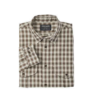 Filson Feather Cloth Shirt Natural / Dark Olive Filson
