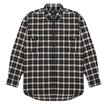 Filson Lightweight Alaskan Guide Shirt Brown Heather / Light Khaki Filson