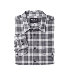 Filson Lightweight Alaskan Guide Shirt Heather Grey Plaid Filson
