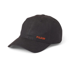 Filson Oil Tin Low Profile Cap Black - Parasol Store