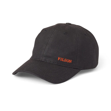 Filson Oil Tin Low Profile Cap Black - Parasol Store
