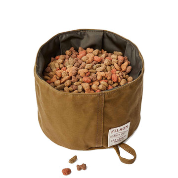 Filson Dog Bowl Dark Tan Filson