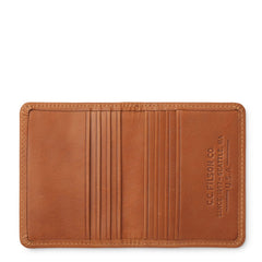Filson Outfitter Leather Card Wallet Tan Filson