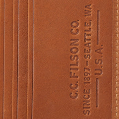 Filson Outfitter Leather Card Wallet Tan Filson