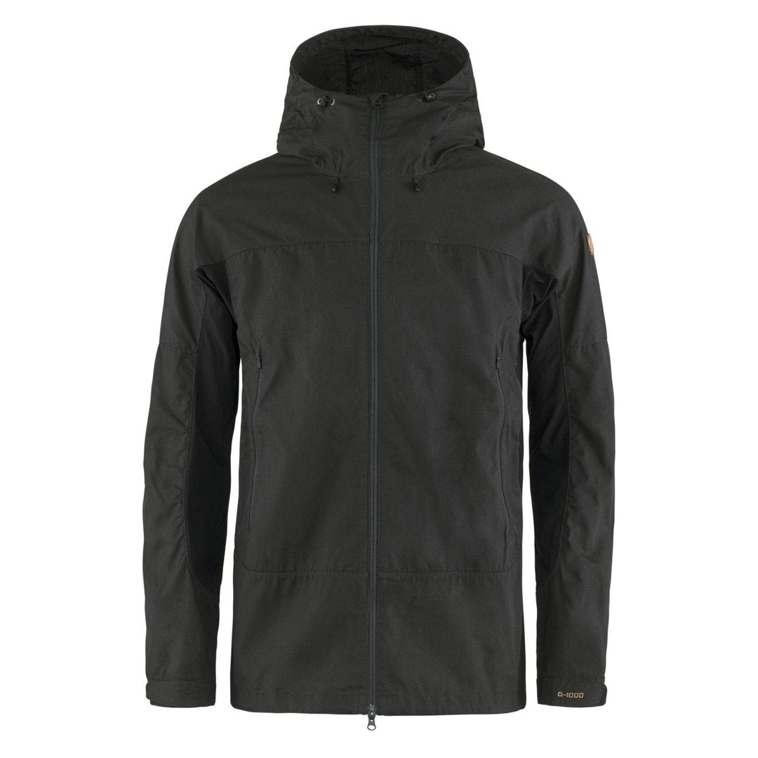 Fjallraven Abisko Lite Trekking Jacket Dark Grey / Black - Parasol Store