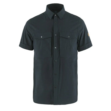Fjallraven Abisko Trekking Shirt S/S Dark Navy - Parasol Store