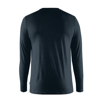 Fjallraven Abisko Wool LS T-Shirt Dark Navy Fjallraven