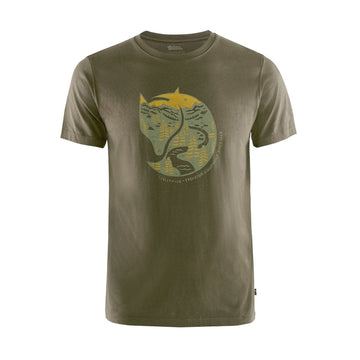 Fjallraven Arctic Fox T-Shirt Dark Olive - Parasol Store