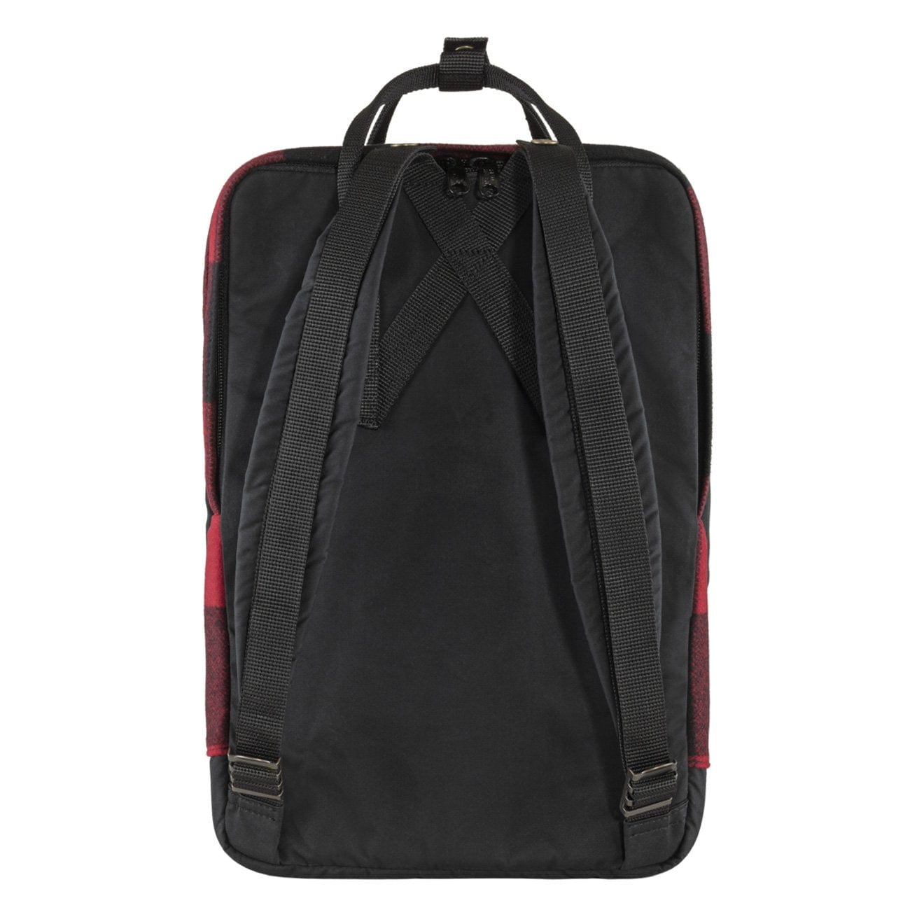 Fjallraven Kanken Re-Wool Laptop 15  Red / Black Fjallraven Kanken Bags