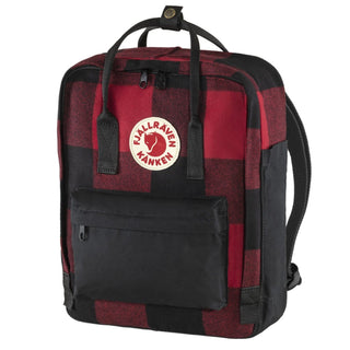 Fjallraven Kanken Re-Wool Red / Black Fjallraven Kanken Bags