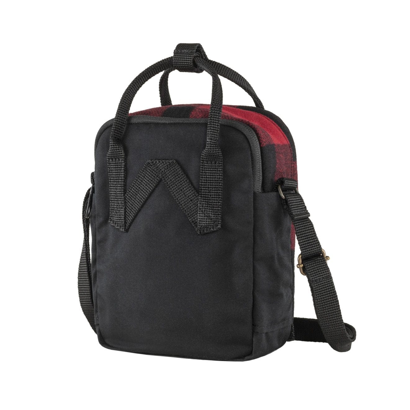 Fjallraven Kanken Re-Wool Sling Red-Black Fjallraven Kanken Bags