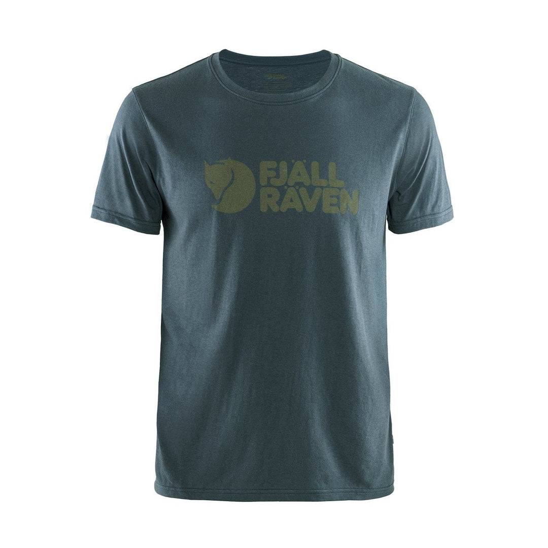 Fjallraven Logo T-Shirt Navy Fjallraven
