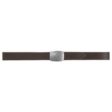 Fjallraven Murena Silver Belt Leather Brown - Parasol Store