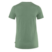 Fjallraven Womens Abisko Wool SS T-Shirt Patina Green Fjallraven