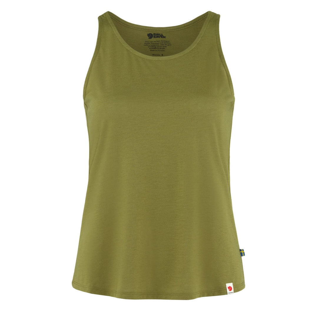 Fjallraven Womens High Coast Lite Tank Top Moss Green Fjallraven