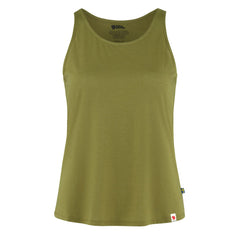 Fjallraven Womens High Coast Lite Tank Top Moss Green Fjallraven
