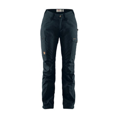 Fjallraven Womens Kaipak Curved Trousers Dark Navy Fjallraven