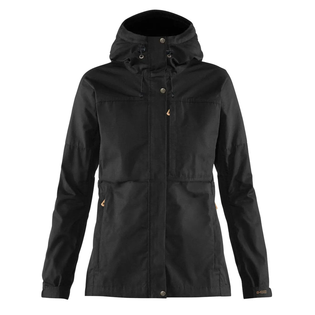 Fjallraven Womens Kaipak Jacket Black Fjallraven