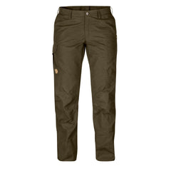 Fjallraven Womens Karla Pro Trousers Curved Dark Olive Fjallraven