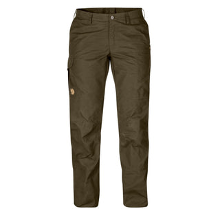 Fjallraven Womens Karla Pro Trousers Curved Dark Olive Fjallraven