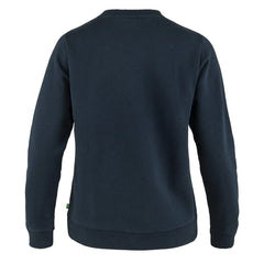 Fjallraven Womens Logo Sweater Dark Navy Fjallraven