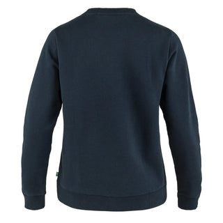 Fjallraven Womens Logo Sweater Dark Navy Fjallraven