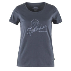 Fjallraven Womens Sunrise T-Shirt Navy - Parasol Store
