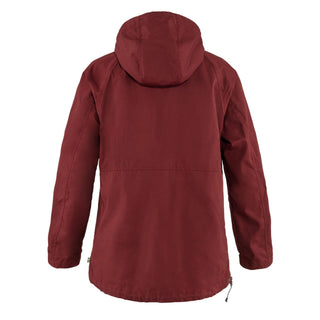 Fjallraven Womens Vardag Anorak Bordeaux Red Fjallraven
