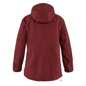 Fjallraven Womens Vardag Anorak Bordeaux Red Fjallraven
