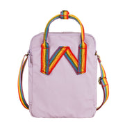 Fjallraven Kanken Rainbow Sling Pastel Lavender-Rainbow Fjallraven Kanken Bags