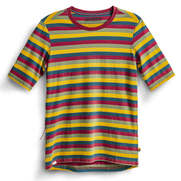 Fjallraven x Specialized Womens Cotton Striped T-shirt Flag Stripe Fjallraven x Specialized